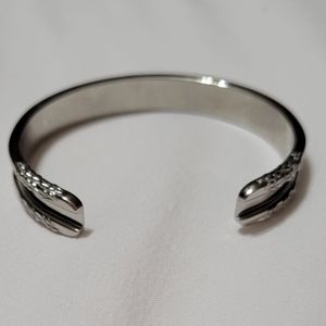 Silver hair tie bracelet